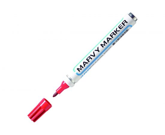 Перманентный маркер MARVY UCHIDA с круглым наконечником, 1.5-3 мм, красный MAR400/2 
