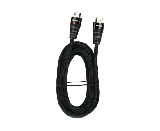 Кабель VCOM HDMI 19M/M ver. 2.0 черные коннекторы, 3m Blister CG526S-B-3M 
