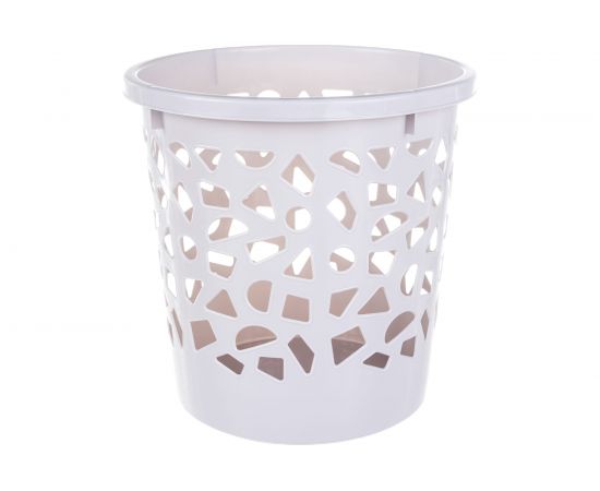 Корзина для мусора Бытпласт диаметр 260 мм, высота 260 мм светло-серый 43124313095 