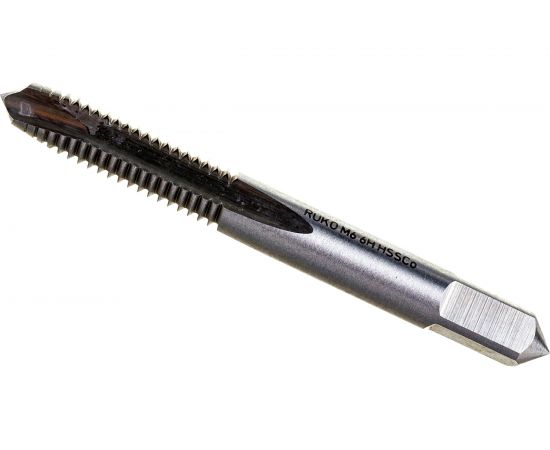 Однопроходный метчик Ruko М 6 Шаг 1.0 мм HSSE-Co5 231060E 