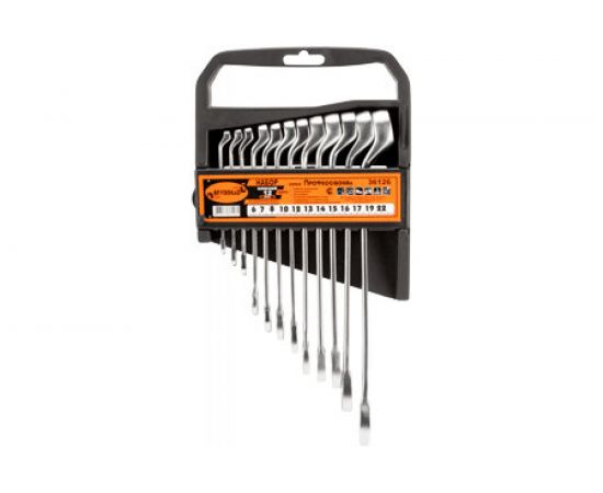 Набор комбинированных коленчатых ключей АвтоDело 75 Professional 12шт холдер 36126 13526 