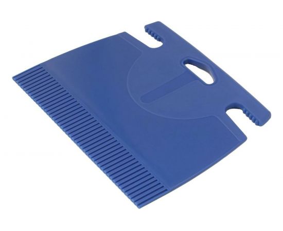 Пластиковый шпатель для клея зубчатый В3 180х120мм зуб 1мм Мелодия цвета 180120/1 