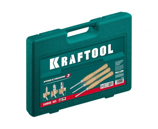 Набор ручных резцов по дереву KRAFTOOL Precision-3 3 шт 18369 – изображение 13