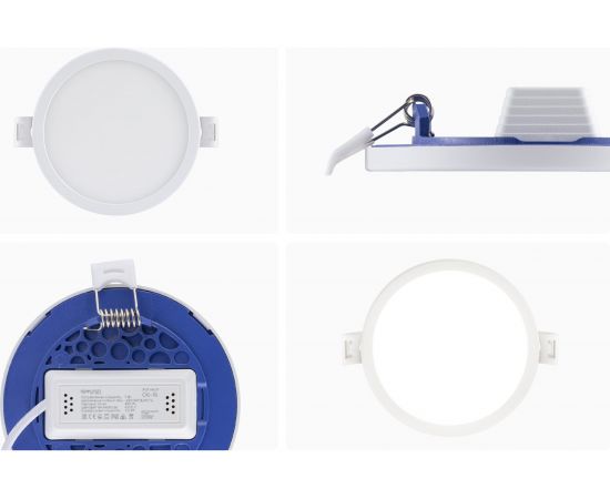 Светодиодная панель Apeyron встраиваемая круглая 220В, 7Вт, алюминиевый корпус, изолированный драйвер ДН 06-16 – изображение 15