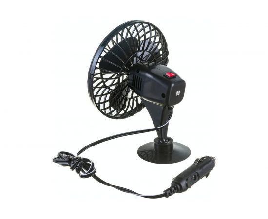 Вентилятор ACF-12-01 12,5 см на присоске, пластик 12В – изображение 2