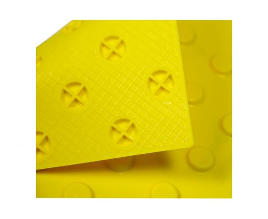 Тактильная плитка PALITRA TECHNOLOGY конусы линейные 50245-2-PVC-300x300x4-Y-VI – изображение 2