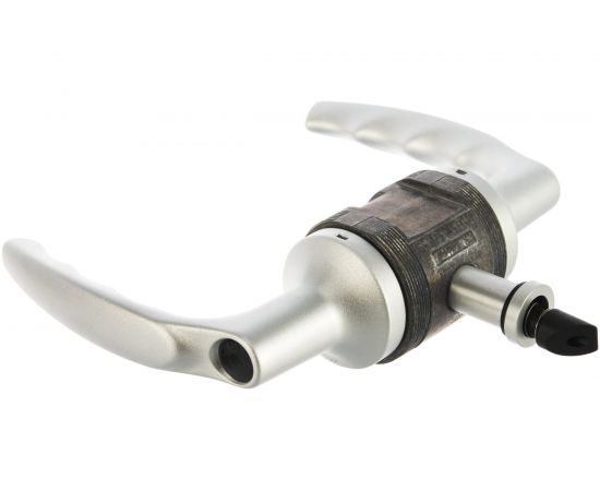 Замок с ручкой HOPPE HCS A1530 Atlanta F1-2 серебристый, без фальца, A=35-45mm, backset 60мм 65430 – изображение 2