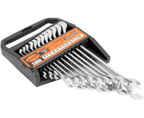 Набор комбинированных коленчатых ключей АвтоDело 75 Professional 12шт холдер 36126 13526 – изображение 2