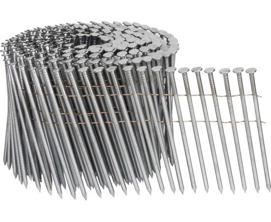 Гвозди барабанные (5000 шт; 2.87x65 мм; кольцевая накатка) для N70C FUBAG 140177 – изображение 2