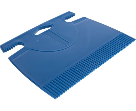 Пластиковый шпатель для клея зубчатый В3 180х120мм зуб 1мм Мелодия цвета 180120/1 – изображение 2