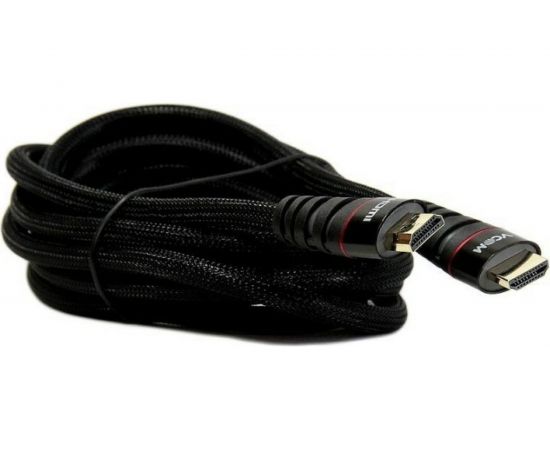 Кабель VCOM HDMI 19M/M ver. 2.0 черные коннекторы, 3m Blister CG526S-B-3M – изображение 3