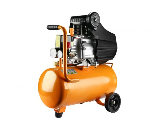 Компрессор DEKO воздушный поршневой масляный 24л ресивер, 260л/мин DKAC24 – изображение 3