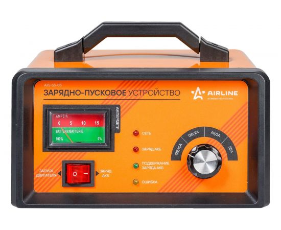 Трансформаторное зарядно-пусковое устройство 2/10/55А 6В/12В Airline AJS-55-05 – изображение 3