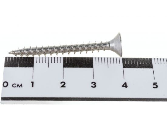 Универсальный шуруп ЕВРОПАРТНЕР с пот. гол. 4.5х40 нержав. сталь 8 шт. G2 4540 1 – изображение 4