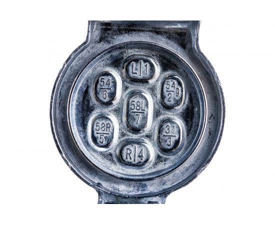 Электрический разъем прицепа Nord-Yada (вилка+розетка) металл 908407 – изображение 4