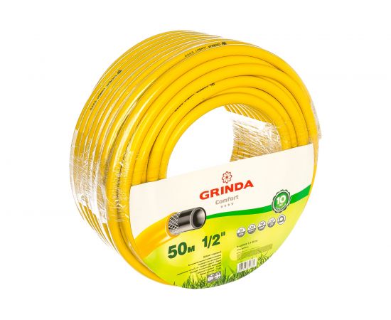 Поливочный армированный 3-х слойный шланг GRINDA COMFORT 30 атм, 1/2""х50м 8-429003-1/2-50_z02 – изображение 4
