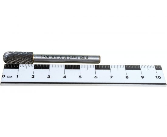 Бор-фреза форма С цилиндр со сферическим концом DC (8х20/65 мм; хвостовик 6 мм) D.BOR RB-DC-C-08-065-6 – изображение 4