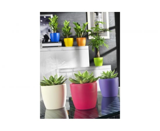 Кашпо Teraplast MADEIRA диам. 18 см, высота 16.2 см, кремовое 08017018008 – изображение 5