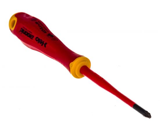 Диэлектрическая крестовая отвертка Felo Ergonic +/- E-SLIM Z 1X80 41719290 – изображение 5