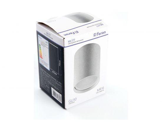 Потолочный светильник FERON ML177 MR16, 20W, 220V, белый 40512 – изображение 5
