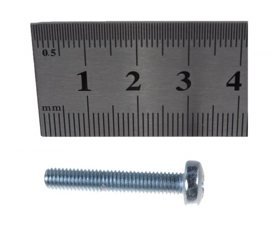 Винт с цилиндрической головкой, сферой ЕВРОПАРТНЕР DIN 7985 Zn 5х30 15шт. 12 0360 1 – изображение 5
