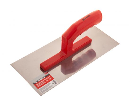 Стальная гладилка 280х130мм, зеркальная полировка, пластмас. ручка MATRIX 86774 – изображение 6