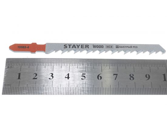 Полотна по дереву (2 шт; 75х4 мм; HCS; T-хвост.; T144DP) для электролобзика Stayer 5983-4_z02 – изображение 6