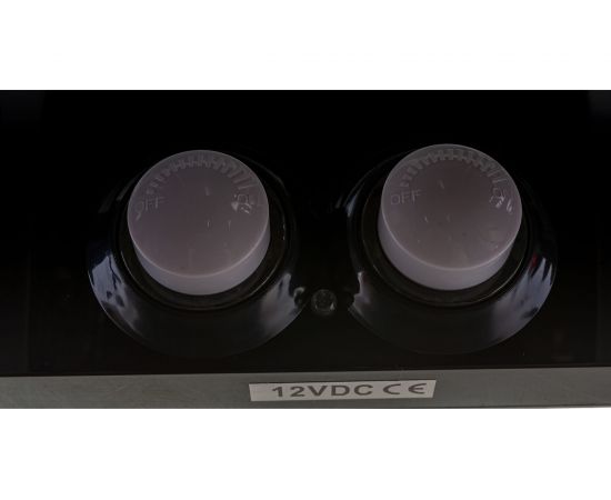 Вентилятор в салон AIRLINE двойной, 2x15 см, 12 В, раздельная регулировка, пластик ACF-12-06 – изображение 6