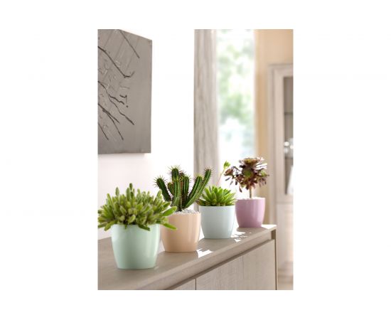 Кашпо Teraplast MADEIRA диам. 18 см, высота 16.2 см, кремовое 08017018008 – изображение 8