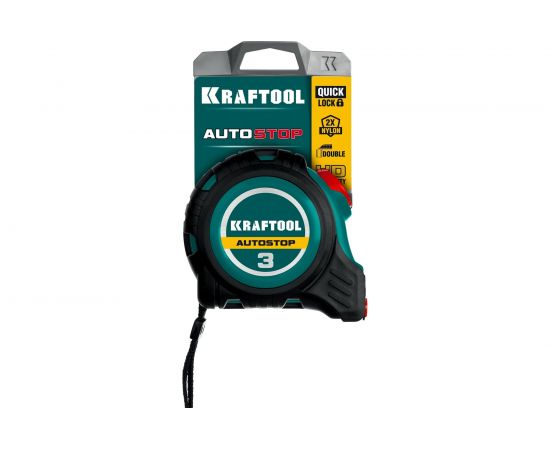 Рулетка с автостопом KRAFTOOL AutoStop 3 м 3412-3-16 – изображение 10