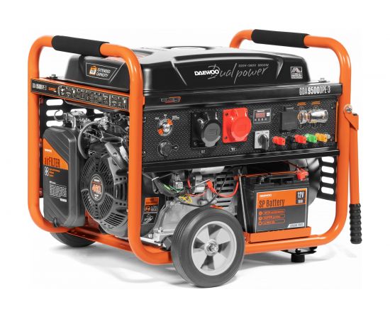 Бензиновый генератор с возможностью подключения ATS DAEWOO GDA 9500DPE-3 