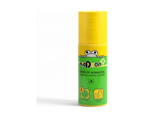 Спрей от комаров и мошек Nadzor 100мл, 36 шт. 127611 