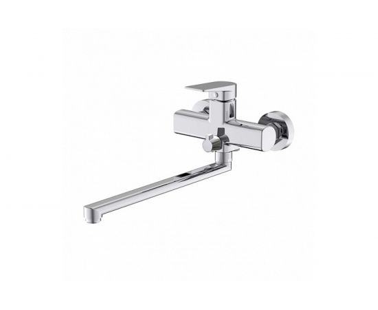 Смеситель для ванны IDDIS Bridge с длинным изливом BRDSB02i10WA 