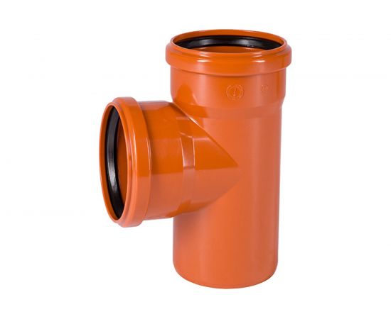 Тройник наружной канализации Ostendorf 87 градусов, 125х110 221410 