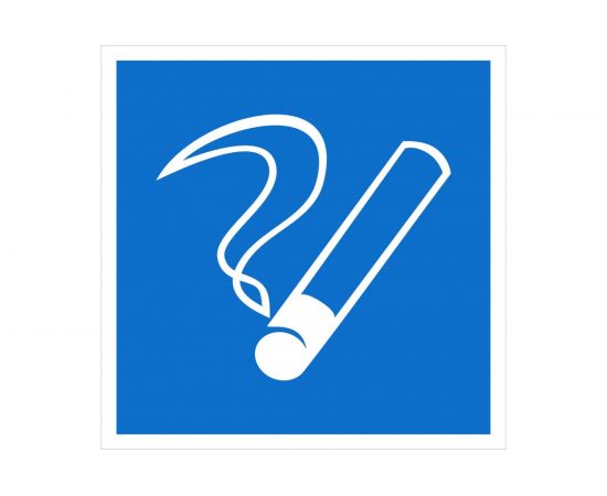 Наклейка-информационный знак REXANT Место курения, 200х200мм 56-0033 