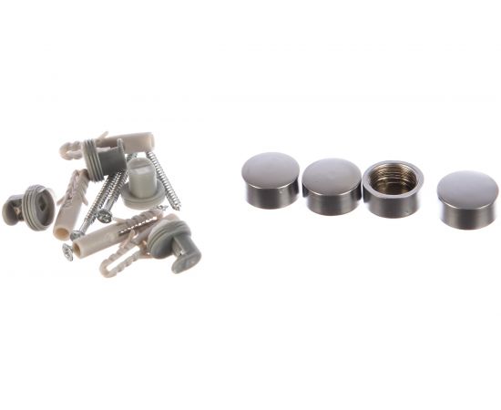 Зеркалодержатель Tech-Krep d17мм без сверления, хром матовый комплект - пакет 112588 