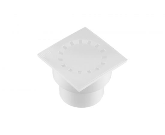 Вертикальный трап RTP с сухим затвором с поплавком белый D 110, 150х150 11381 