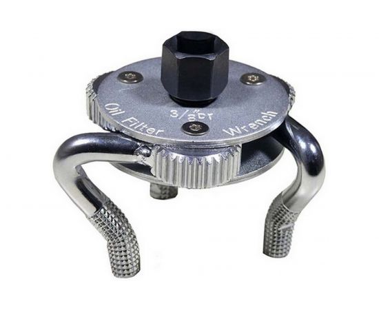 Трехзахватный съёмник масляных фильтров для мотоциклов, 45-75мм МАСТАК 103-41110M 