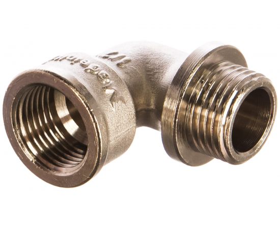 Никелированный угольник с упором STOUT НВ 1/2 RG008Q0QSSSAI5 