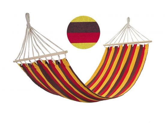 Полотняный гамак Ecos Ham-09 с деревянной планкой, р-р 200х80 см 004970 