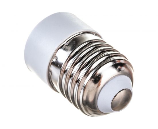 Цокольный переходник REXANT E27 на E14 белый 11-8813 