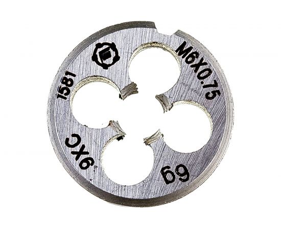 Плашка М 6 х0.75 9ХС ТМ Туламаш 57874 