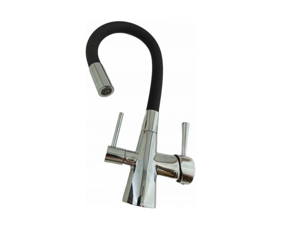 Однорычажный смеситель для кухни OUTE латунь, выводом под фильтр, черный T60003B-2 – изображение 2