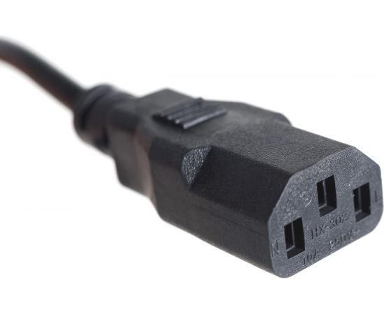 Сетевой шнур REXANT евроразъем C13 - евроразъем C14, кабель 3x0,75 кв.мм, длина 1,5 метра 11-1161 – изображение 2