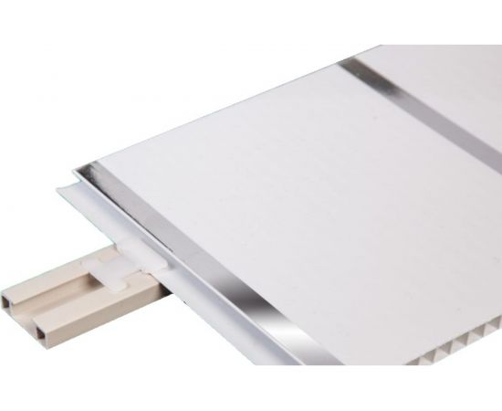 Крепежная рейка для панелей ПВХ СХТ 3000 мм ПрПа005 – изображение 2