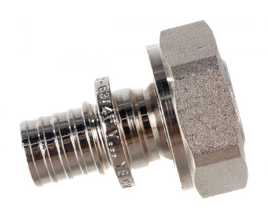 Переходник Rehau НГ 16 3/4 никелированная DZR латунь на евроконус 11691751001 – изображение 3