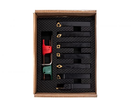 Набор резцов со сменными твердосплавными пластинами TiN (7 шт; 10 мм) MetalMaster 18335 – изображение 3