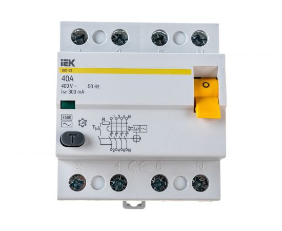 УЗО IEK MDV10-4-040-100 ВД1-63 – изображение 3