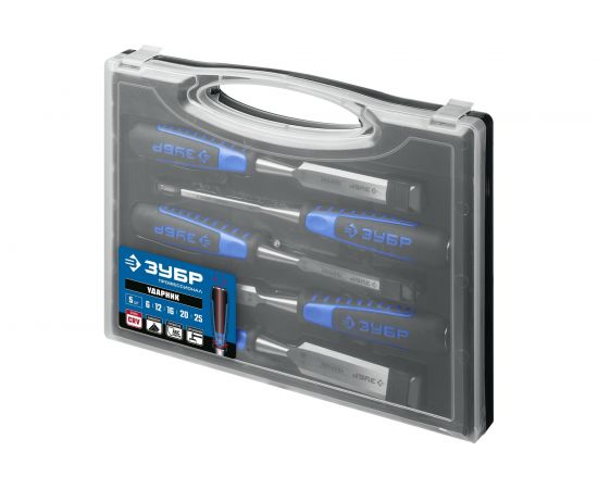 Набор стамесок-долот ЗУБР Ударник 5 шт 18097-H5 – изображение 3