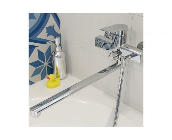 Смеситель для ванны IDDIS Bridge с длинным изливом BRDSB02i10WA – изображение 3